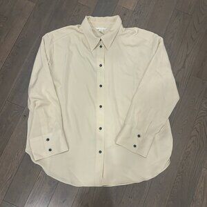H&M Cream Buttondown sz XL